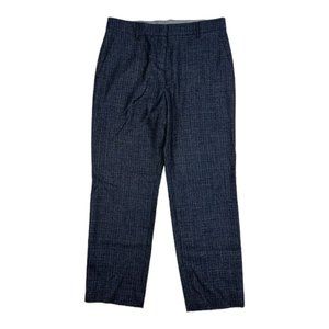 NWT Eleventy Blue‎ Woven Lightweight Wool Dress Pants Womens Size US 6 EU 44